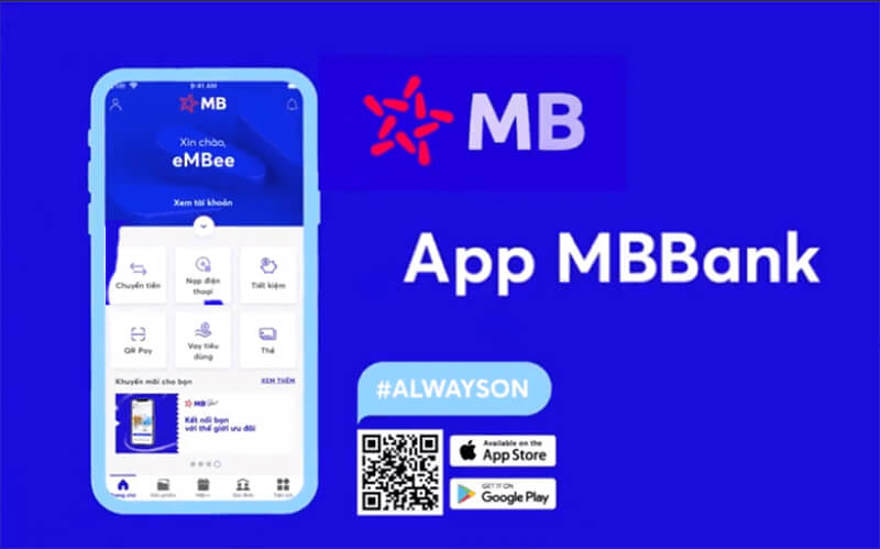 Vay tiền qua app MB BANK online