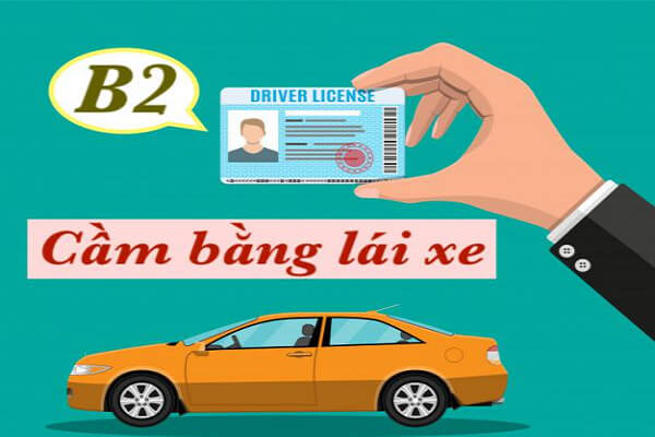 Thủ tục cầm bằng lái xe ô tô B2 ở Hà Nội
